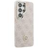 GUESS futerał do SAMSUNG S26 Ultra GUHMS26LP4GRMDEP (4G Rhinestone Round Logo MagSafe) różowy