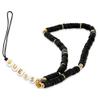 GUESS zawieszka GUSTPEARK (Heishi Beads) czarna