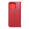 Etui z klapką na Xiaomi Redmi 12C Smart Pro Book skórzane bordowe