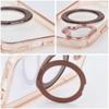 Etui na iPhone 13 Frame Circle Stand zgodne z MagSafe złote
