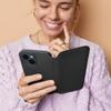 Etui z klapką na Samsung S23 FE Dual Pocket Book czarne