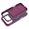 Etui na iPhone 17 Quartz Circle Stand Mag Cover dark cherry