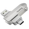 Pendrive 128GB USB 3.0 (USB A + USB C) Hoco UD10 srebrny