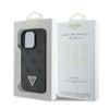 GUESS futerał do IPHONE 16 Pro Max GUHCP16XP4TDPK (PU Leather 4G Triangle Strass) czarny