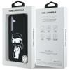 KARL LAGERFELD futerał do SAMSUNG S25 KLHMS25SPNYKGRTK (Magnetic Silicone Graffiti Ikonik) czarny