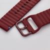 Pasek do zegarka 22 mm Titmo Strap S3 silicone burgundowy