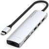 Adapter HUB 7w1 USB C Satechi Slim ST-P7SS srebrny