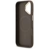 GUESS futerał do IPHONE 17 kompatybilny z MagSafe GUHMP17SPG4SEMCW (PU W/ 4G Stripe) brązowy