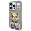 NIMMY futerał COOL&CUTE 2.0 Bear do IPHONE 15 Pro szary