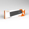 Klawiatura przewodowa USB A QWERTY K372 czarna