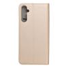 Etui z klapką na Samsung A05S Smart Case Book złote