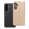 Etui z klapką na Samsung A37 5G Smart Case Book złote