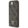 GUESS futerał do IPHONE 16e (SE 4 2025) kompatybilny z MagSafe GUHMPSE4P4TDPW (PU 4G RingTriangle Logo) brązowy
