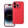 Futerał do iPhone 14 PRO Silicone Mag Cover zgodny z MagSafe czerwony
