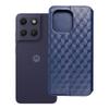 Etui z klapką na Motorola G17 Cubic Book niebieskie