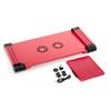 Podstawka pod laptop uniwersalna regulowana + chłodzenie YL-803 czerwona