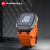 Pasek do Apple Watch Forcell F-Design FA06 dziurki silikon 38 / 40 / 41 mm pomarańczowy