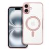 Futerał do iPhone 16 PLUS Electro Mag Cover zgodny z MagSafe złoty róż
