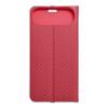 Etui z klapką na iPhone 17 AIR Luna Book Carbon czerwone
