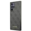 GUESS futerał do SAMSUNG S22 Ultra GUHCS22LG4GFGR (4G Metal Gold Logo) szary