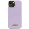 GUESS futerał do IPHONE 13 / 14 / 15 GUHCP15SPGMCSL (Glitter Glossy Script) liliowy