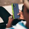 Kabura FANCY Book do  SAMSUNG A32 5G granatowo limonkowy
