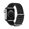 DUX DUCIS pasek OCEAN WAVE silikonowy do Apple Watch 42 / 44 / 45 mm czarny