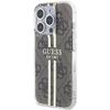 GUESS futerał do IPHONE 15 Pro Max GUHCP15XH4PSEGW (4G Gold  Stripe) brązowy