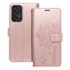 Etui z klapką na Samsung A33 5G Mezzo Book drzewo złoto-różowe