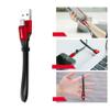 BASEUS kabel USB A do Lightning 2A Nimble CALMBJ-B91 0,23 m czarno czerwony