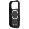 BMW futerał do IPHONE 17 Pro kompatybilny z MagSafe BMHMP17L25PFWSMR (PU FW Metal Logo) red