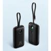 Powerbank Veger K1 (W1188)  PD QC3.0 35W 10000 mAh z wbudowanymi kablami USB C / Lightning czarny