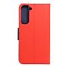 Etui z klapką na Samsung S22 PLUS Fancy Book czerwono-granatowe