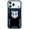 NIMMY futerał GLASSES COOL CAT kompatybilny z MagSafe do IPHONE 17 Pro czarno niebieski