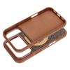 Etui na iPhone 17 Quartz Circle Stand Mag Cover brązowe
