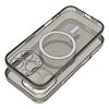 Futerał do Samsung S25 Clear Mag Cover (STR) zgodny z MagSafe czarny glitter