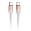 Kabel USB-C do USB-C Forcell F-Energy QC4.0 PD 5A 100W Gradient 1 m C357 biały 0INT