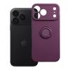 Etui na iPhone 18 Pro Max / 17 Pro Max Silicone Ring burgundowy