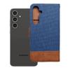 Etui z klapką na Samsung S24 FE Jeans Book niebieskie