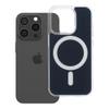 Etui na iPhone 15 PRO Clear Fusion Mag Cover zgodne z MagSafe granatowe