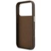 GUESS futerał do IPHONE 17 Pro GUHCP17L5PS4RGGW (PU FW Resin Logo) brązowy