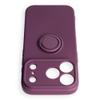 Etui na iPhone 18 Pro / 17 Pro Silicone Ring dark cherry