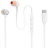 Słuchawki przewodowe douszne USB C JBL Tune 310C białe