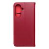Etui z klapką na Samsung A36 5G Smart Pro Book skórzane bordowe