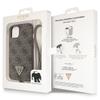 GUESS futerał do IPHONE 13 / 14 / 15 GUHCP14SP4TDSCPW (Crossbody 4G Metal Logo) brązowy
