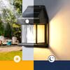 Lampa solarna LED do ogrodu elewacyjna RC-K-1536 czarna