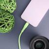 Kabel USB-C do USB-C Forcell F-Energy QC4.0 PD 3A 60W Silicone 1 m C344 zielony