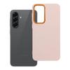 Futerał do Samsung A56 5G Frame pudrowy róż