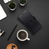 Etui z klapką na Samsung A56 5G Mezzo Book teddy bear czarne