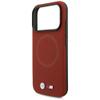 BMW futerał do IPHONE 17 Pro kompatybilny z MagSafe BMHMP17L25PFWSMR (PU FW Metal Logo) red